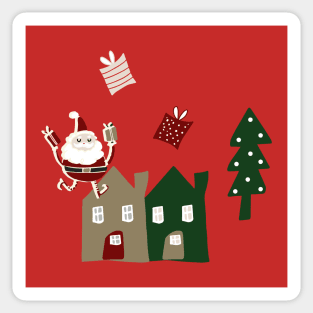 Santa Gift Sticker